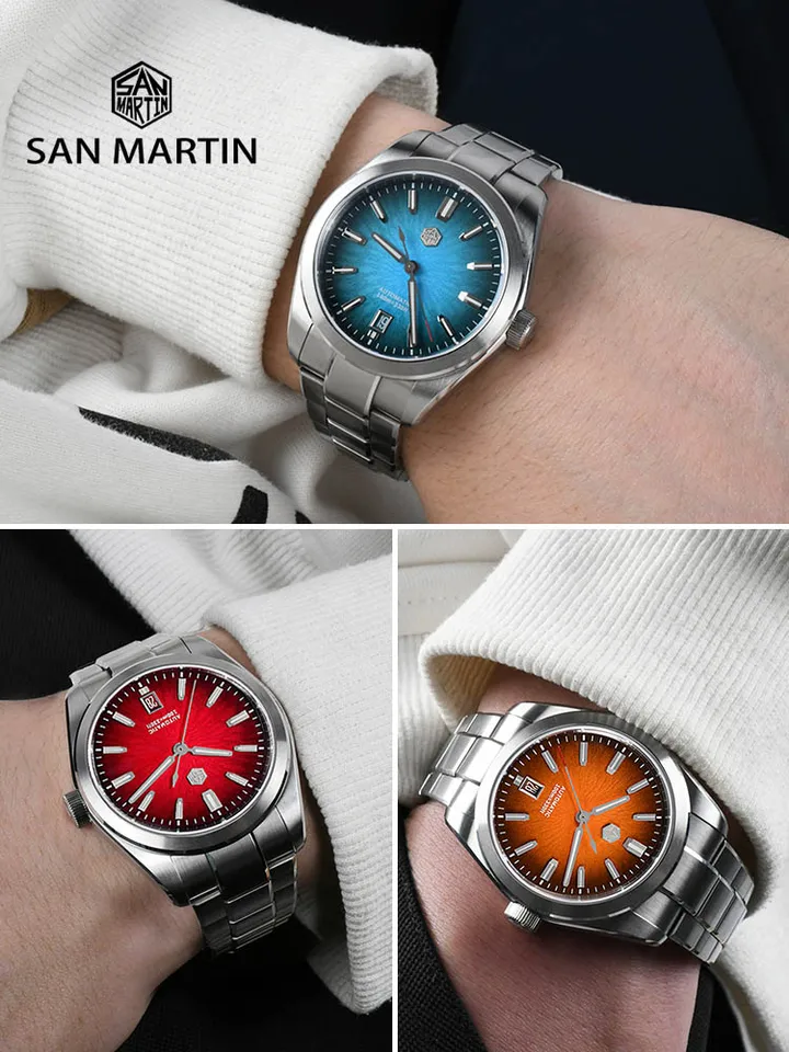 SAN MARTIN SN0031-G2 自動巻機械式時計 SAN MARTIN SN0031-G2 自動巻機械式時計 SAN MARTIN SN0031-G2