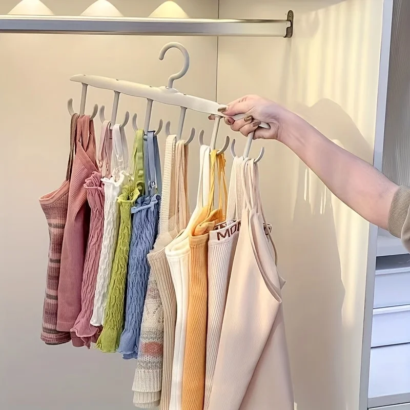 2 Pieces of Hanging Hangers for Household Clothes, Underwear Hooks, Plastic Hangers, Rotatable Multi Hook Hangers BEST SELLERS