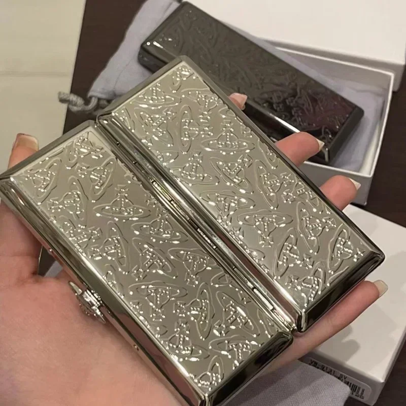 Cool Cigarette Case Alloy Metal Luxury Cigarette Box Portable High Quality Personalized Design Men's and Women's High-End Gifts 2