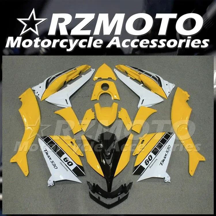 

Custom New ABS Motorcycle Fairings Kits Fit For YAMAHA T-max 530 2015 2016 tmax 15 16 Bodywork Set Yellow White