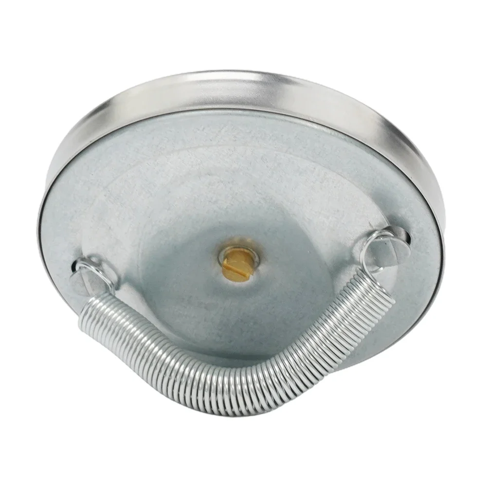 Termometro Per Tubi Riscaldamento - Bimetallico 0-120°C, Con Molla Per Aggancio, Acciaio Inox, 63mm - Foto 9