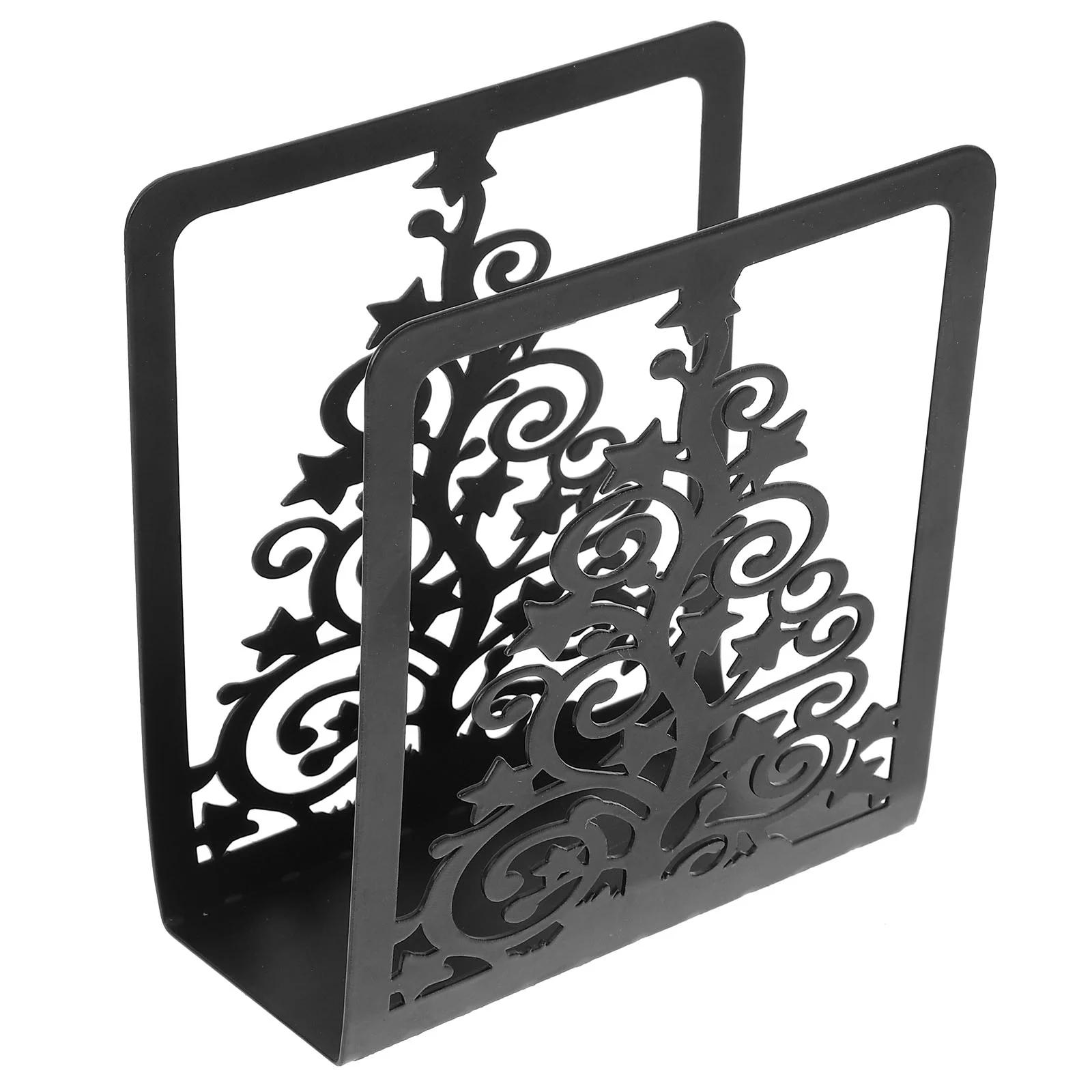 

Table Napkin Holder Holders For Paper Napkins Tissue Tabletop Organizer Iron Stand Christmas-tree