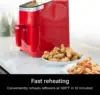 Chef 5.8QT Air Fryer, 8-in-1 Smart Cooking Programs, Nonstick and Dishwasher-Safe Basket, Complete Recipe Book, Red, DCDAIR 6