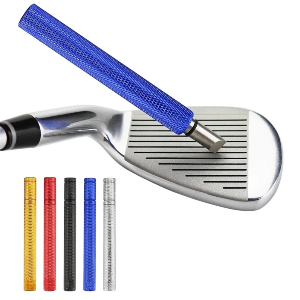 Description Picture 4 of item1pc Golf Wedge Iron Groove Sharpener Club Cleaner Cleaning Tool Course Golf Groove Cutter Tool Golf Training Aids