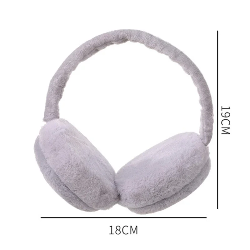 Soft Plush Ear Warmer Winter Warm Earmuffs for Women Fashion Solid Earflap Outdoor Cold Protection Ear-Muffs Ear Cover ear muffs