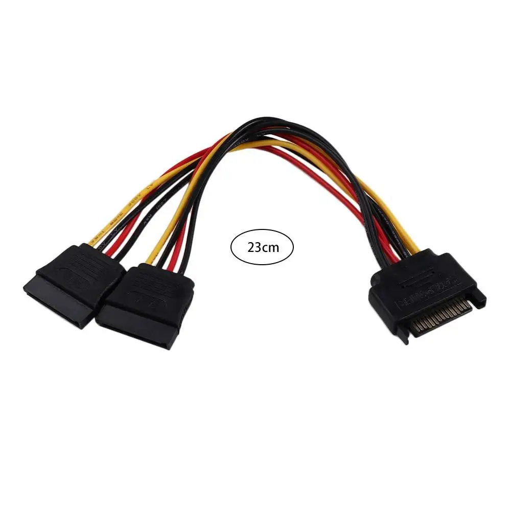 Cable PSU Cable PSU Extension Cable Power Lead Connector Wire Hard Disk Power SATA Power Cable HDD Splitter SATA Adapter Cable images - 6