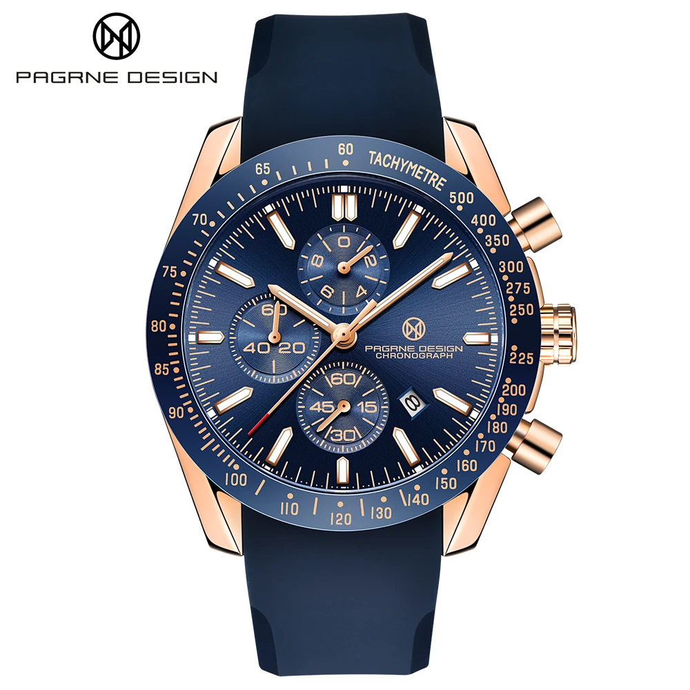 

PAGANI DESIGN （Pagrne） TOP Men's Quartz Watch Luxury Military Diving Chronograph Casual Sports Male Clock Relogio Maasculino