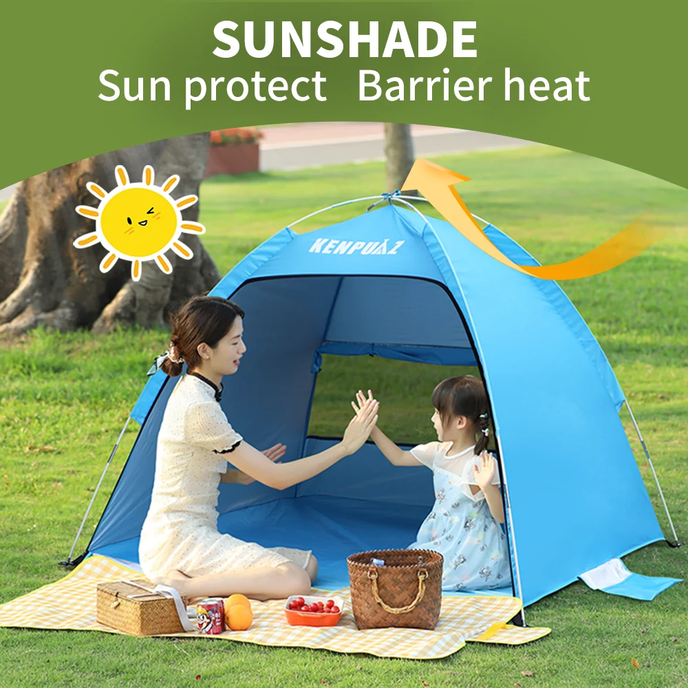 Beach Kids Tents Portable Fully Flexible Set Quickly Family Easy Folding Outdoor Put Up Camping Waterproof toy tent beach tent children toy tent