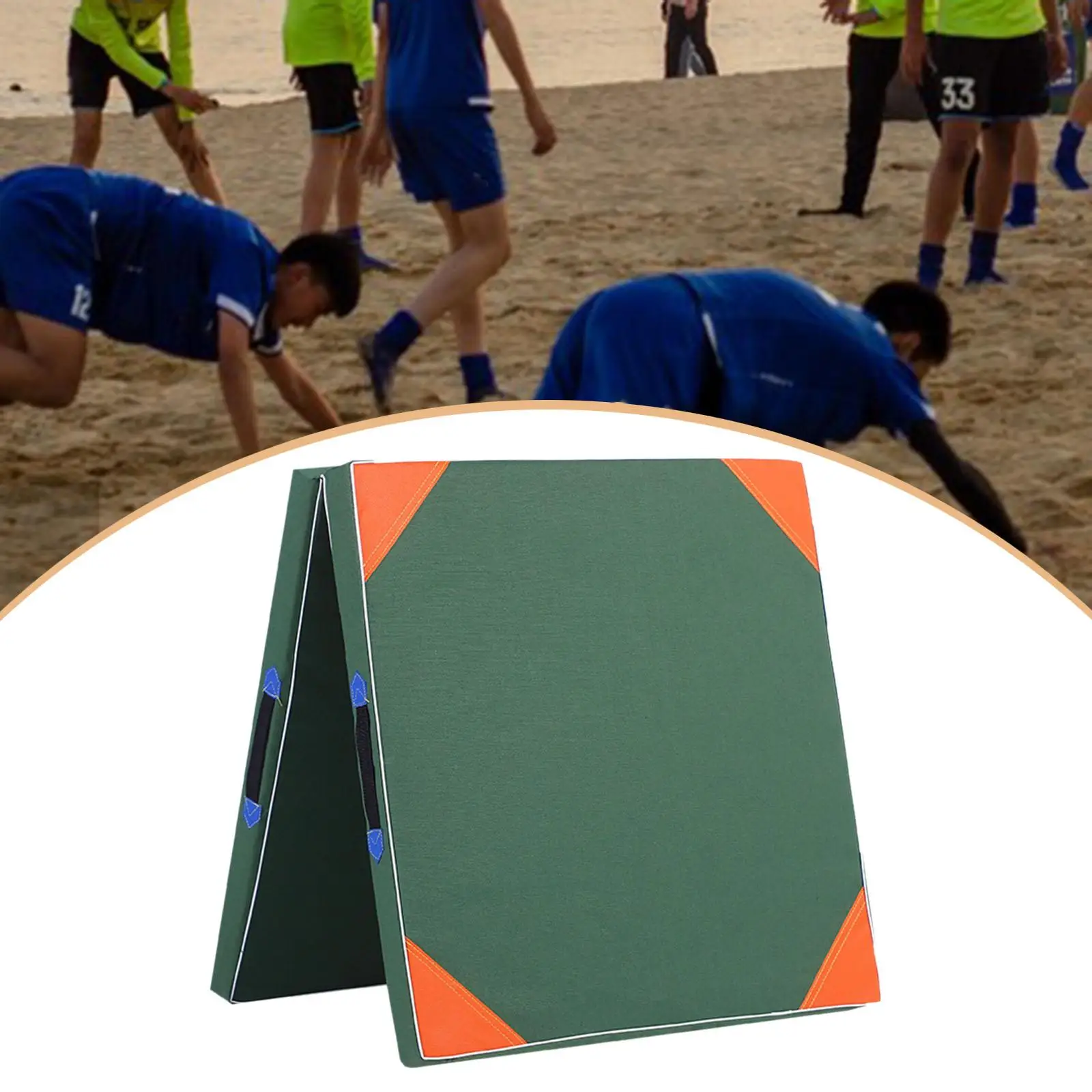 Folding Exercise Mat Gymnastics Mat 120cmx60cm Two Fold for Aerobic Fitness Stretching Home Gym Folding Exercise Mat Gymnastics Mat 120cmx60cm Two Fold for Aerobic Fitness Stretching Home Gym