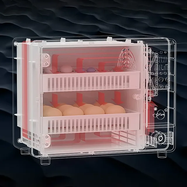 24 Eggs Incubator Fully Automatic Turning Hatching Brooder Farm Bird ...