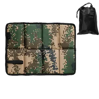 Folding Cushion Portable Camping Mat Moisture-proof Soft Comfortable Elastic Sitting Pad Beach Mat Prevent Dirty Hiking Seat Pad