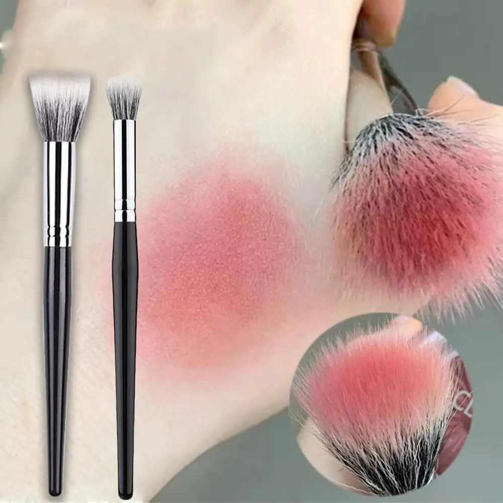 

1Pcs Big Angled Top Loose Powder Makeup Brush Foundation Blusher Cheek Make Face Contour Beauty Up Brush Cosmetic I4R3