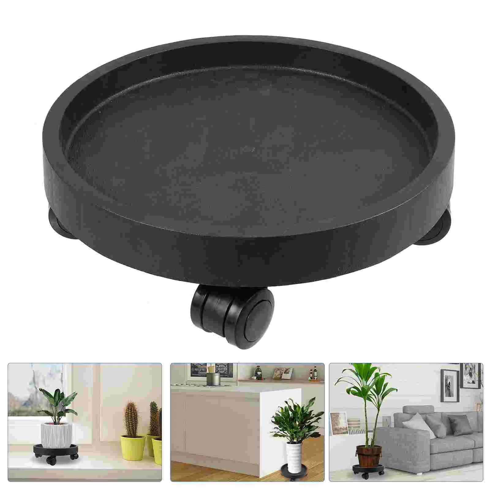 

Rolling Plant Stand with Casters Heavy Duty Flower Pot Base Trolley Potted Mover
