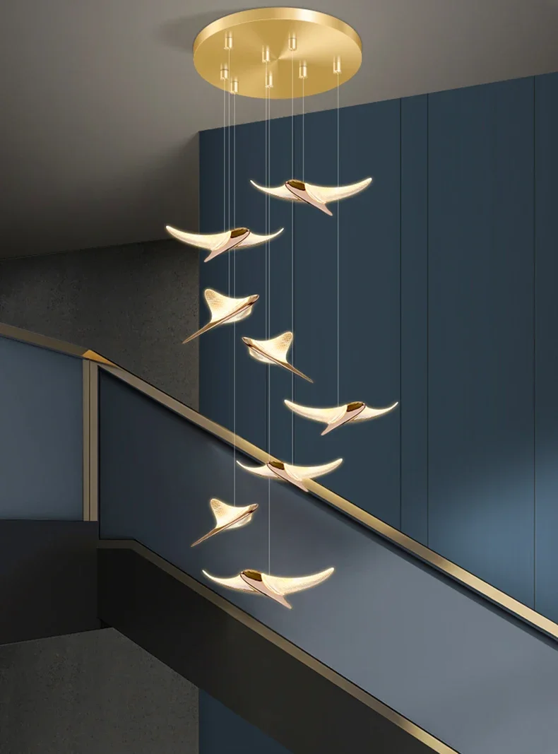 Seagull Staircase Pendant Lamp image 8