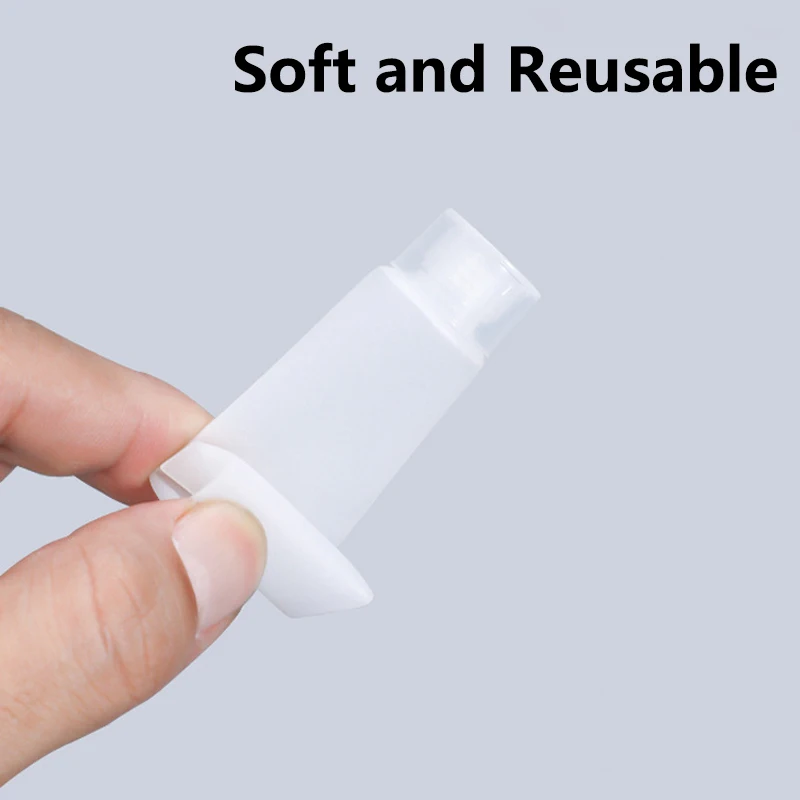 50Pcs 5/10/15ml Frosted Soft Tube With Screw Lid Empty Lotion Squeeze Bottle Refillable Cosmetic Cream Container With Syringe