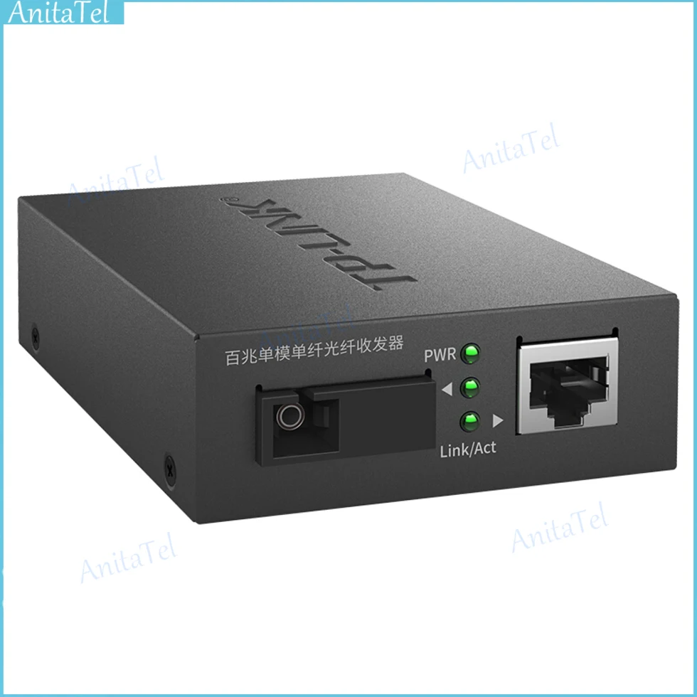 

TP-Link TL-FC111A/TL-FC111B Ethernet Converter Transceiver Optical Fiber Media Converter Single Fiber Single-Mode SC Port 20KM