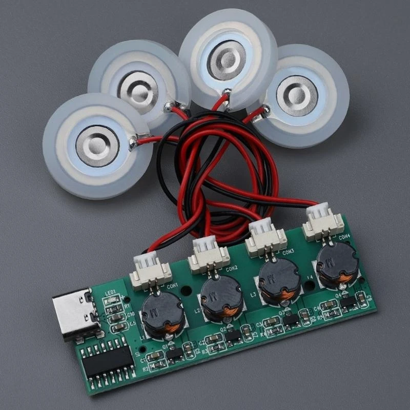 Y51A 4 Fogger Atomization Humidifier DIY ŰƮ �̽�Ʈ ����Ŀ �� ����̹� ȸ�� ����