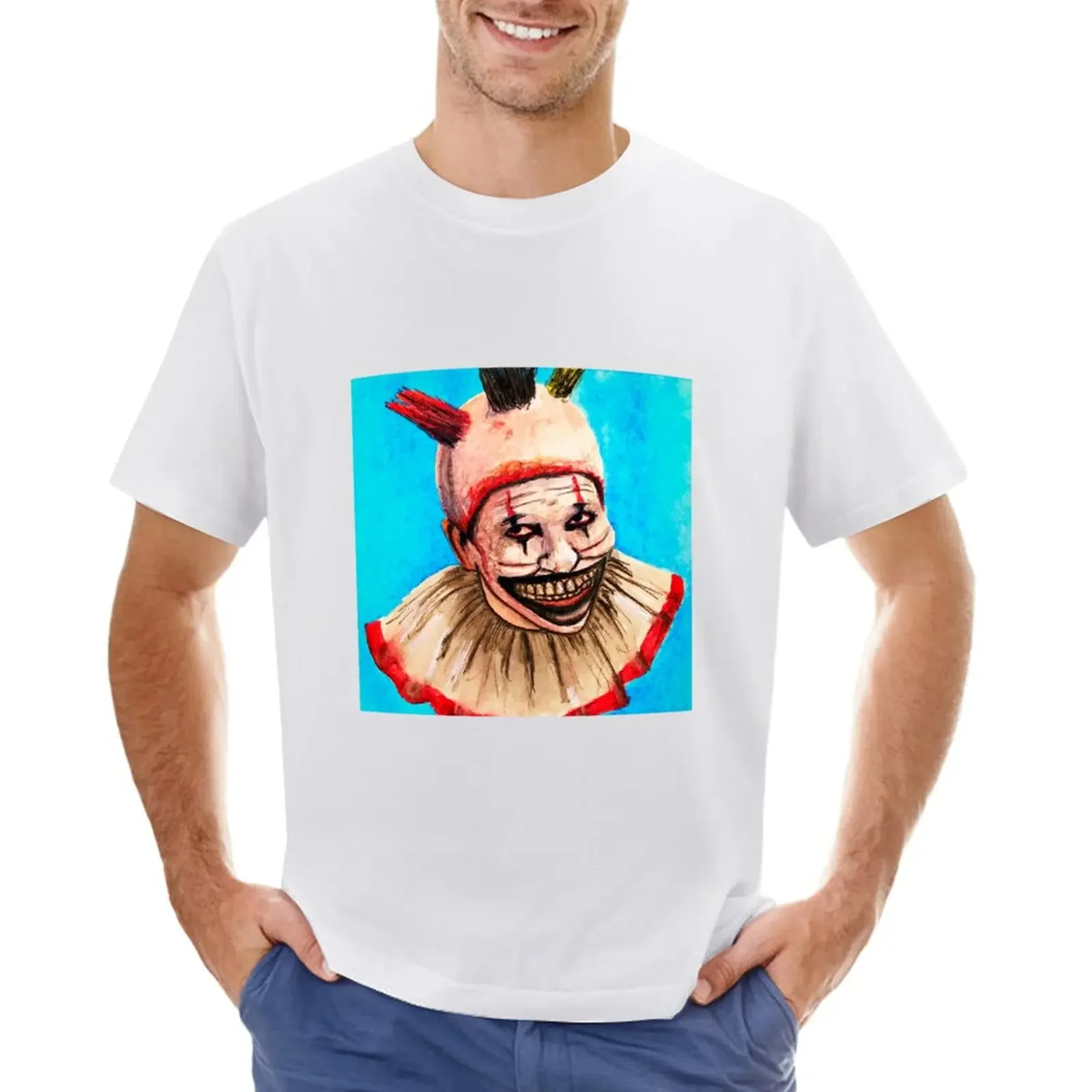 

Twisty Watercolor T-shirt blanks plus size tops plain t shirts men