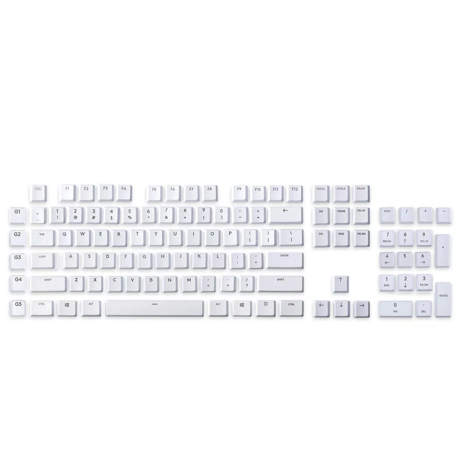 로지텍 G915/G913/G815/G813 TKL RGB 기계식 게이밍 키보드용 G915 키캡 109개 세트 교체품
