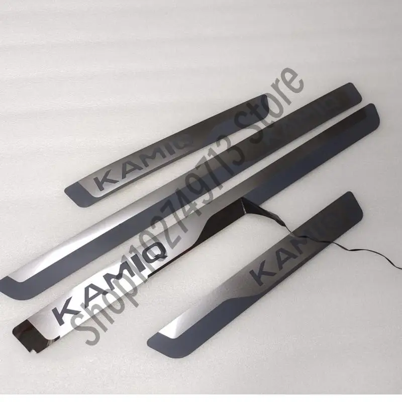 Skoda KAMIQ Car-styling Stainless Steel Scuff Plate/Door Sill Door Sill Scuff Plate Welcome Pedal Car Door Moulding Trim