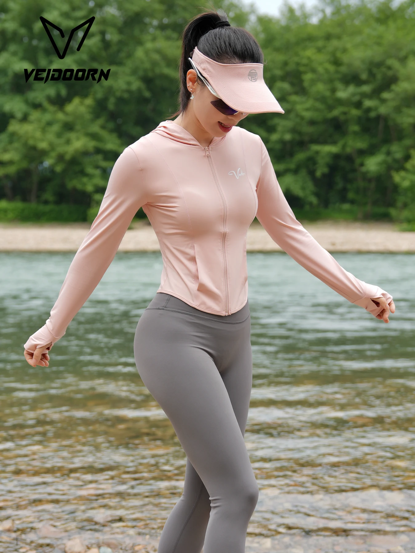 2025 Women's Slim-Fit Running Jacket - Back View