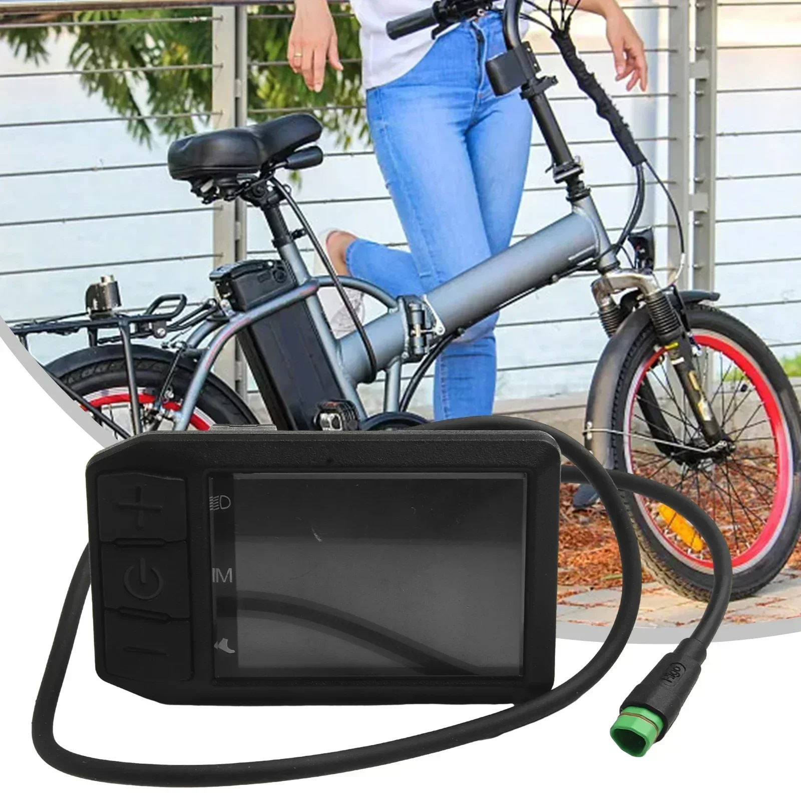 Motor Speed Wheel LCD Display Portable Full Color 5 Pin Diameter CAN Protocol Electric Bike For Bafang 600C For M510 M500