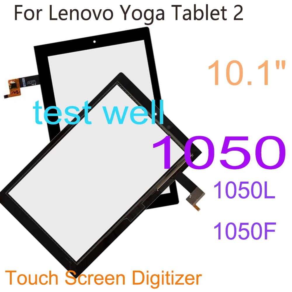 

Сенсорный стеклянный экран 10,1 дюйма для планшета Lenovo Yoga 2 1050 1050L 1050F, дигитайзер сенсорного экрана, передняя стеклянная панель + инструменты и лента