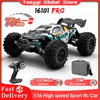 Teeggi 16101 /16102 PRO 1:16 70KM/H High Speed Drift Racing  SG116 MAX 4WD RC Car Off Road Car Monster Truck Toys For Kid Gift 1