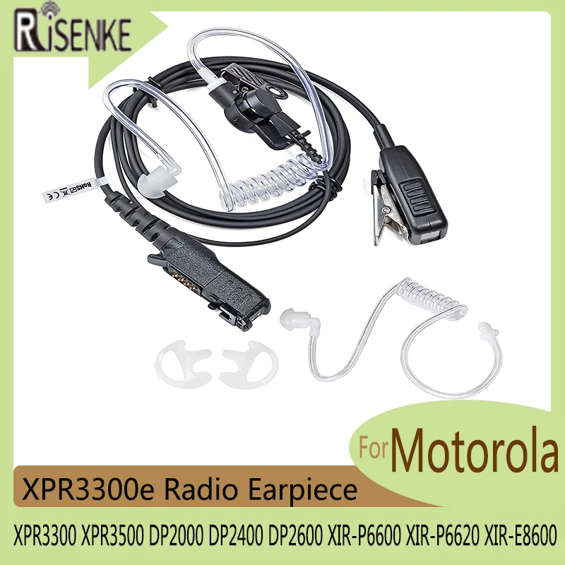 Walkie Talkie Headset for Motorola, XPR3300, XPR3500, DP2000, DP2400, DP2600, XIR-P6600, XIR-P6620, XIR-E8600 usb programming cable for motorola mototrbo radio xpr3300 xpr3500 e8600 dp2400 dp2600 dep550 dp2000 pmkn4115 walkie talkie