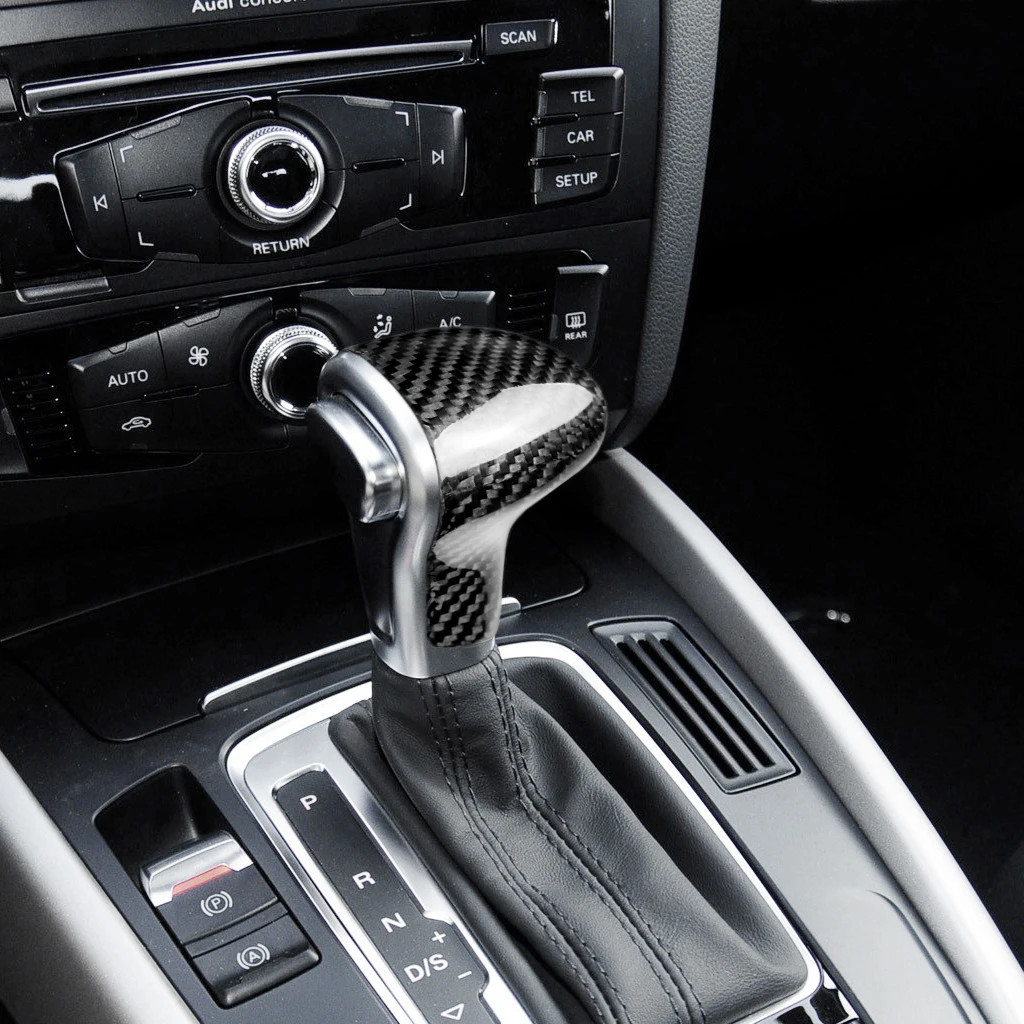 

Углеродное волокно Auto Gear Stick Head для A4/A5/A6/A7/S7/Q5/Q7