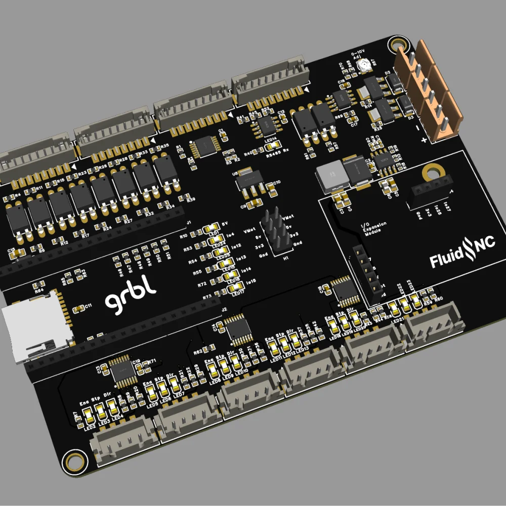 รูปสินค้า โมดูลควบคุมเลเซอร์ CNC GRBL V4.7 B (รวม ESP32 + OLED)