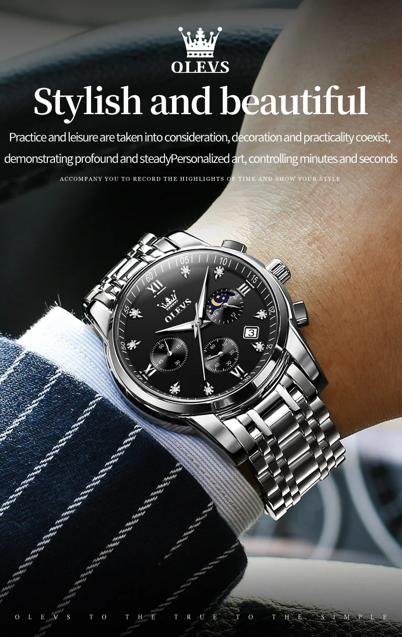 OLEVS 2858 Men's Watch - Packaging