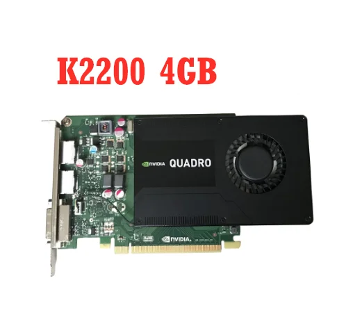 

K2200 4GB PCI-E Video Professional Graphics Card for HP DELL PNY IBM NVIDIA QUADRO for Graphic Design Drawing 3D Modeling
