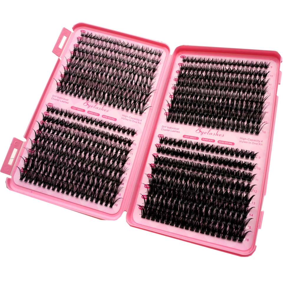 640pcs Individual Lash Clusters for Eyelash Extensions