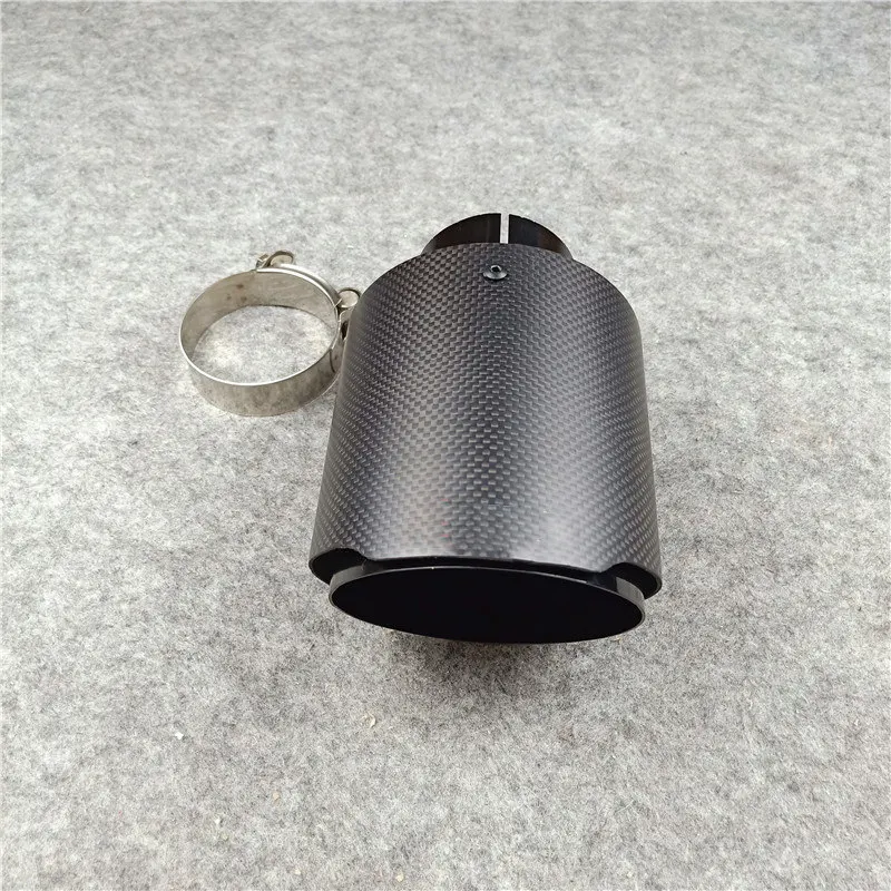 Per Akrapovic Tubo Di Scarico Accessori Per Auto Sistema Di Scarico Acciaio Inossidabile Fibra Di Carbonio Lucido + Opaco Silenziatore Punta Coda Gola