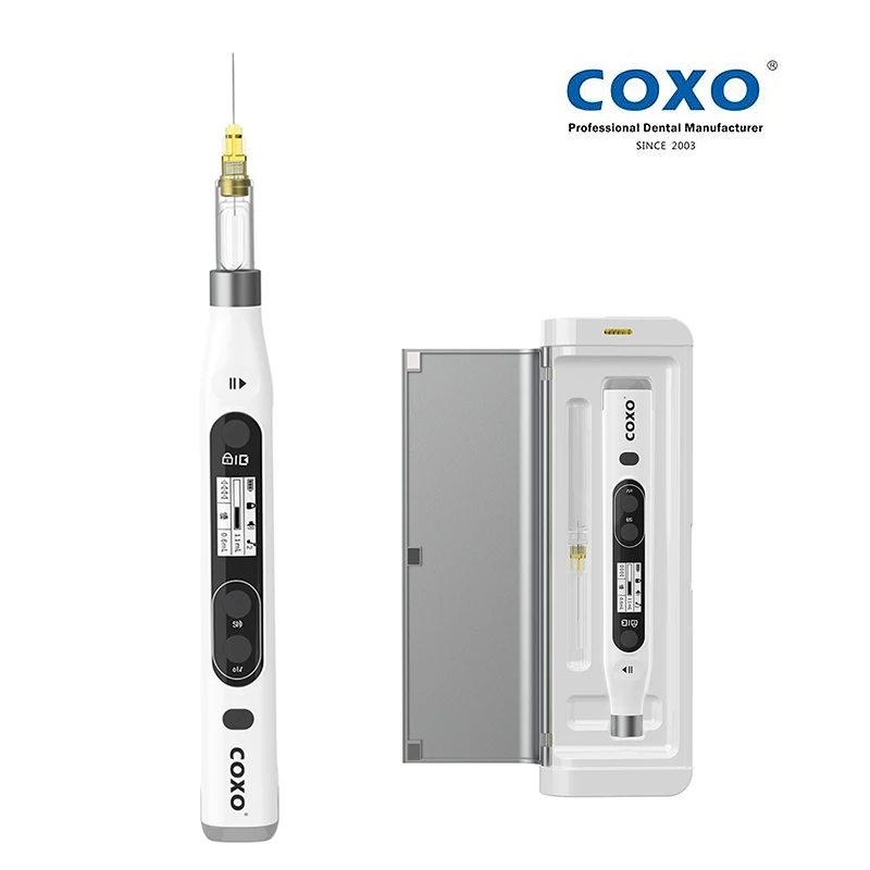 

COXO Dental Anesthesia Injector Portable Painless Wireless Syringe With Operable LCD Display Chargeable Clinical Injection