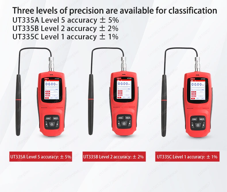 UT335C Permanent Magnet Gauss Meter Handheld Digital Tesla Meter Magnetic Flux Surface Magnetic Field 1% Accuracy