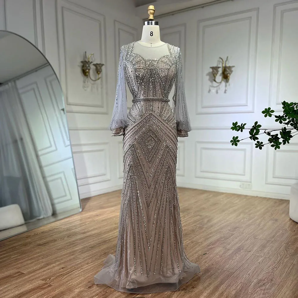 Serene-Hill-Arabic-Silver-Nude-Elegant-Mermaid-Beaded-Luxury-Dubai ...
