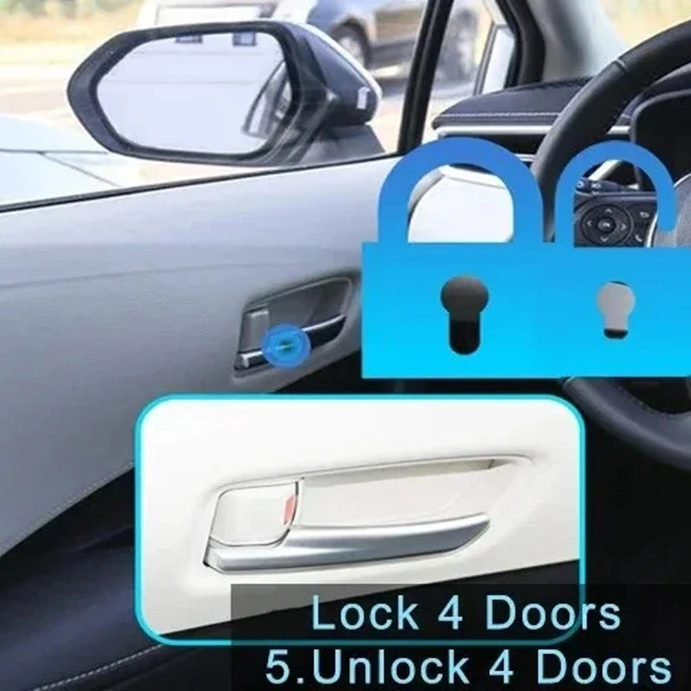 Door Lock Unlock Window Close Speed OBD Plug For Toyota Highlander