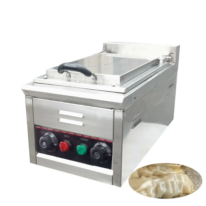 

High Efficiency Electrical Fried Dumpling Baizi Cooker Fryer Machine Automatic Commercial Dumpling Gyoza Frying Pot