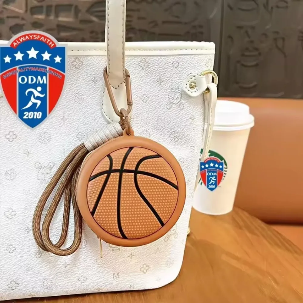 Multi-Sport Silicone Coin Purse & Storage Bag Keychain