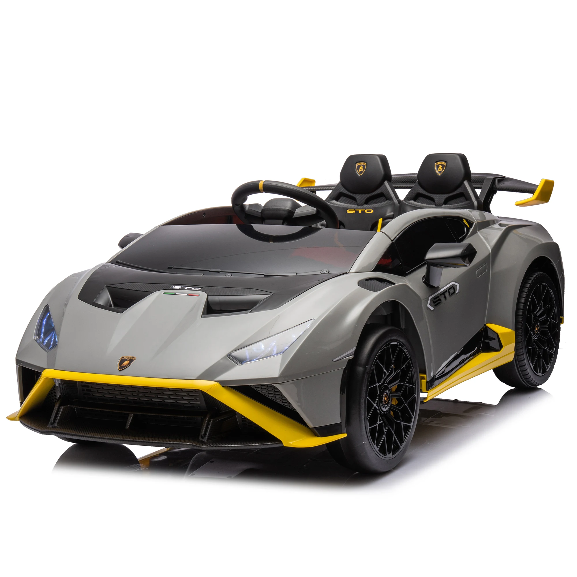 24V Kids Electric Ride-On Drift Car: Speeds 1.86-5.59 MPH, Ages 3-8, Foam Front Wheels, 360&deg; Spin, LED Lights, Dynamic Music