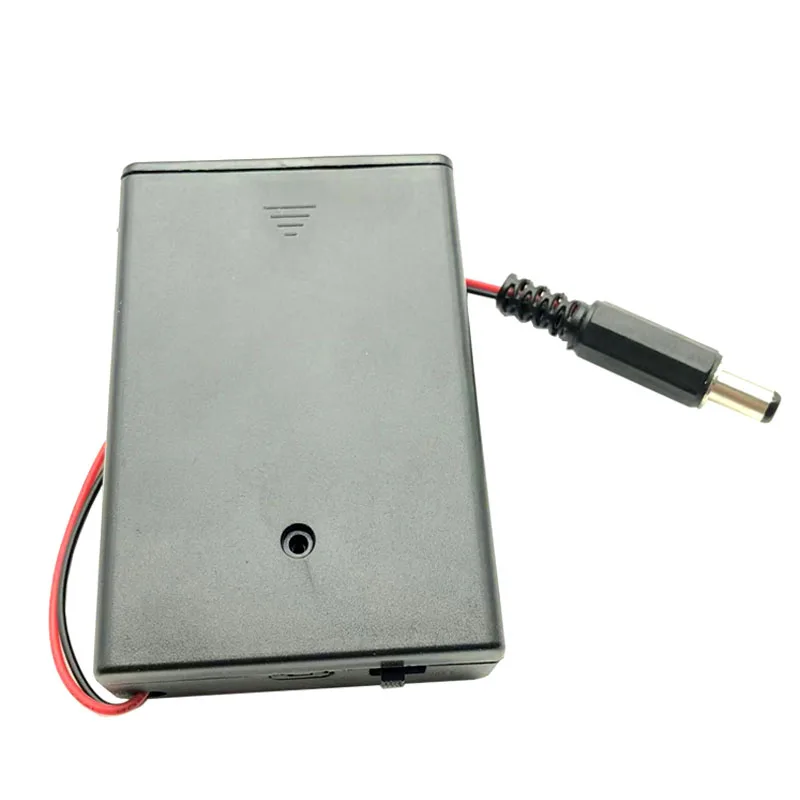 3 * AA DC power plug series with side switch and cover battery holder AA4.5V battery box