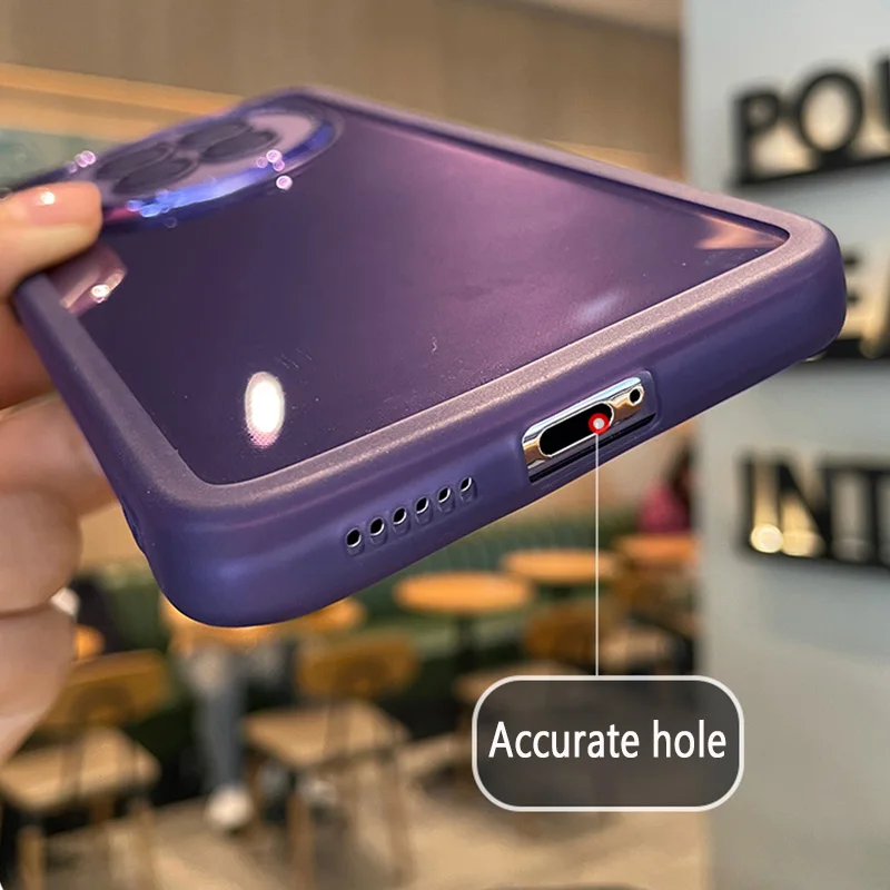 Matte Frame Telefoonhoesje Voor Redmi Note 11S 10 9S 5G 11 10S 8 Pro Plus 12 4G Lensbeschermer_voghion.com
