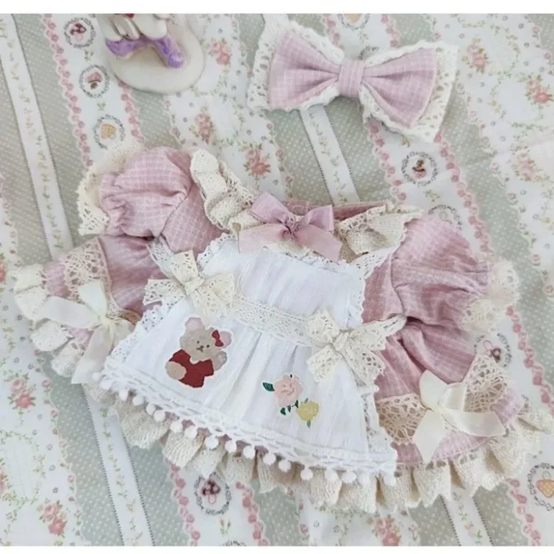 20cm cotton doll clothes without attributes, Monet Spring Doll set in stock 4