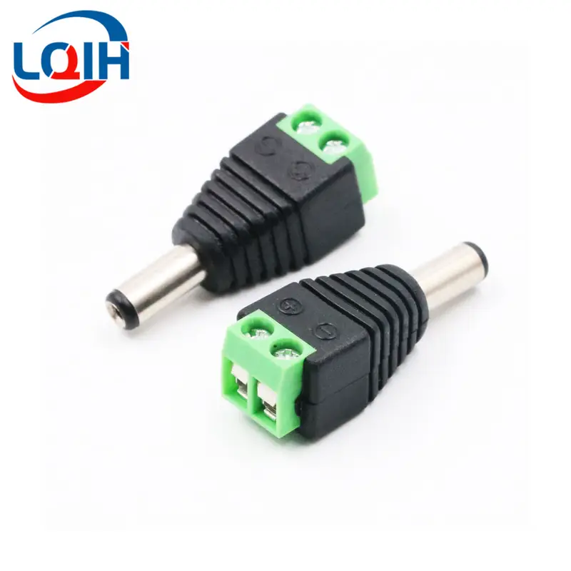 DC Terminal Connector 2pin DC Power Adapter 5.5mm x 2.1/2.5mm Plug Male to Female Jack Connector Plug For LED Strip CCTV Came - Image 6
