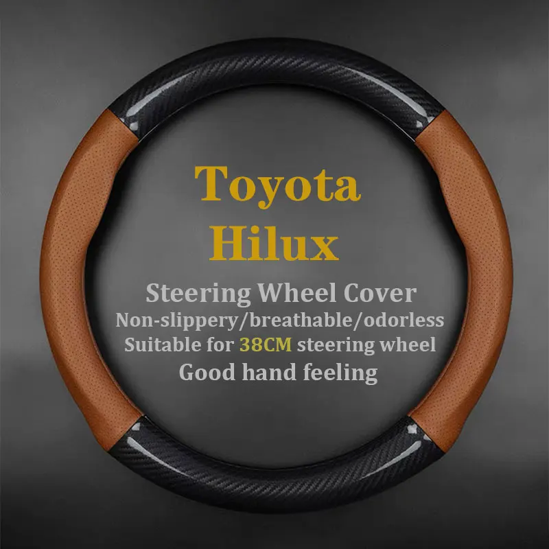 ForToyotaHiluxSteeringWheelCoverLeather2012Invincible502014