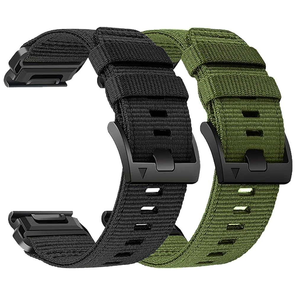 Premium QuickFit Nylon Braided Strap - 22mm & 26mm Adjustable Bracelet