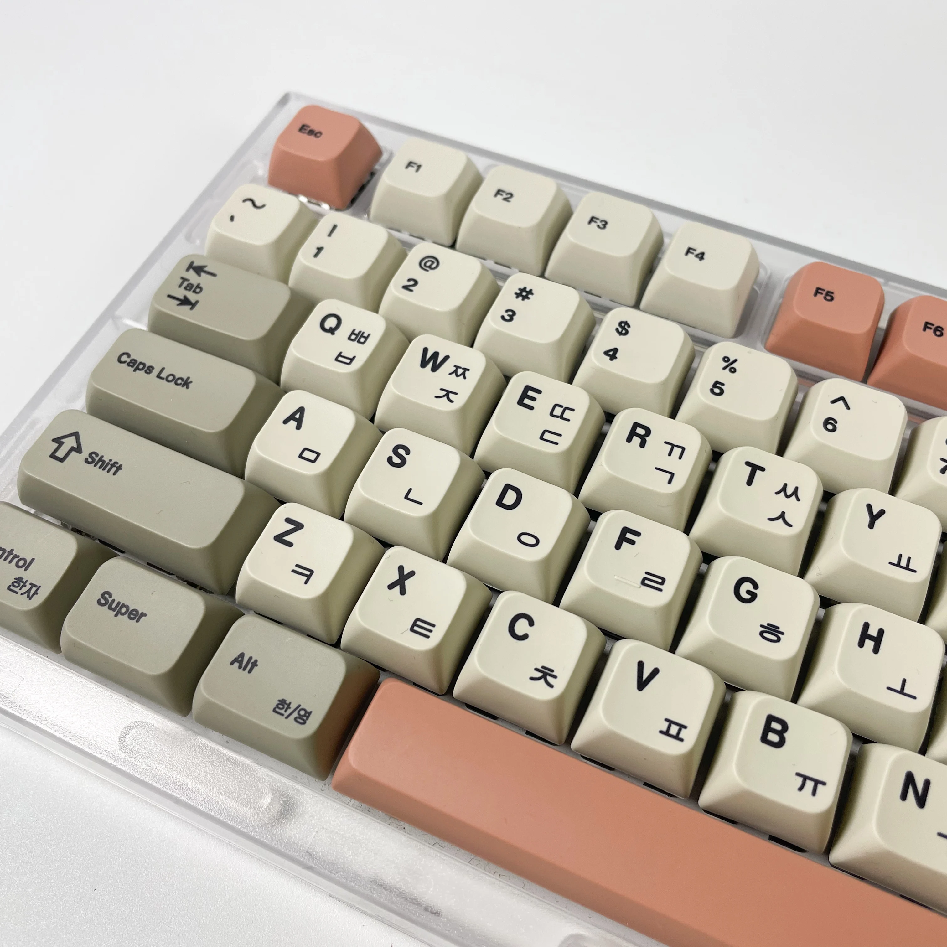 Xda Pbt Keycaps Grupo Teclado Mecânico Coreano Inglês Russo Japonês 9009 Dye Sub Cherry mx Switch 61 75 82 98 Chave