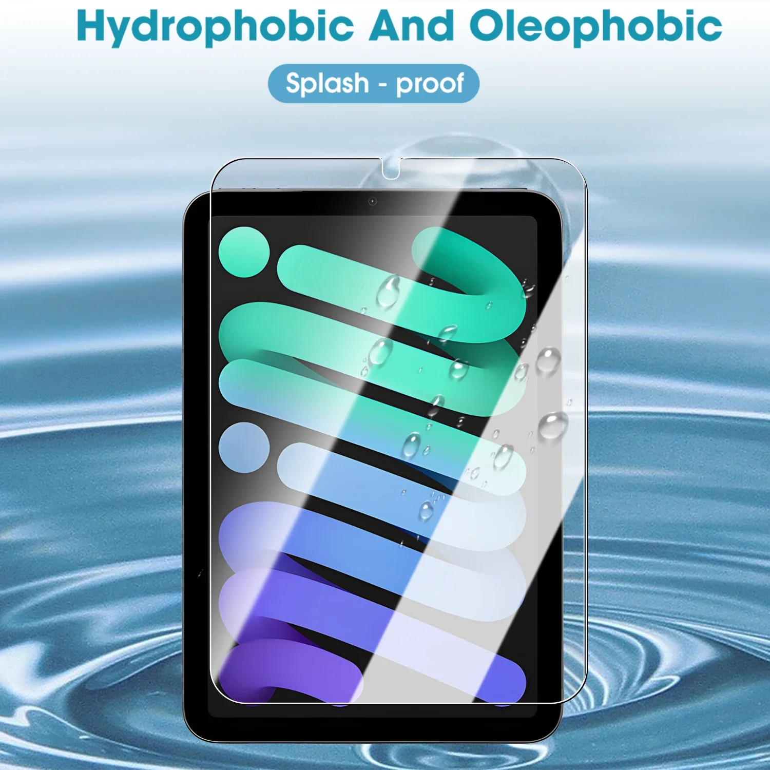 Screen Protector for iPad Mini 7/6 8.3inch Easy Installation Box Tempered Glass for iPad Mini 7th/6th Gen 2024/2021 8.3"A17 Pro